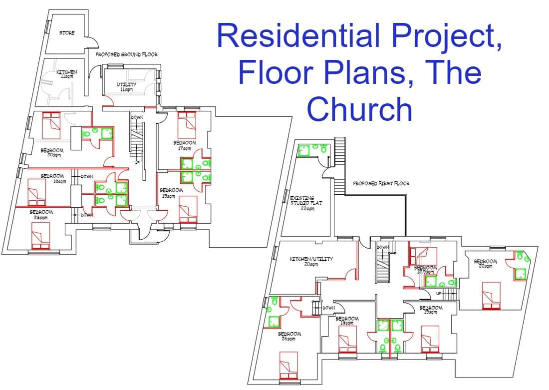Residential Floor Plans | The Church | Manchester